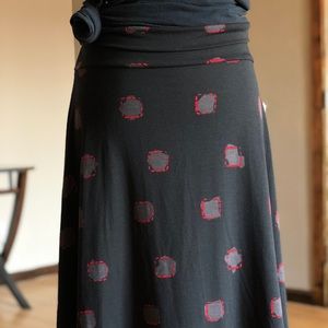 Black azure skirt LuLaRoe